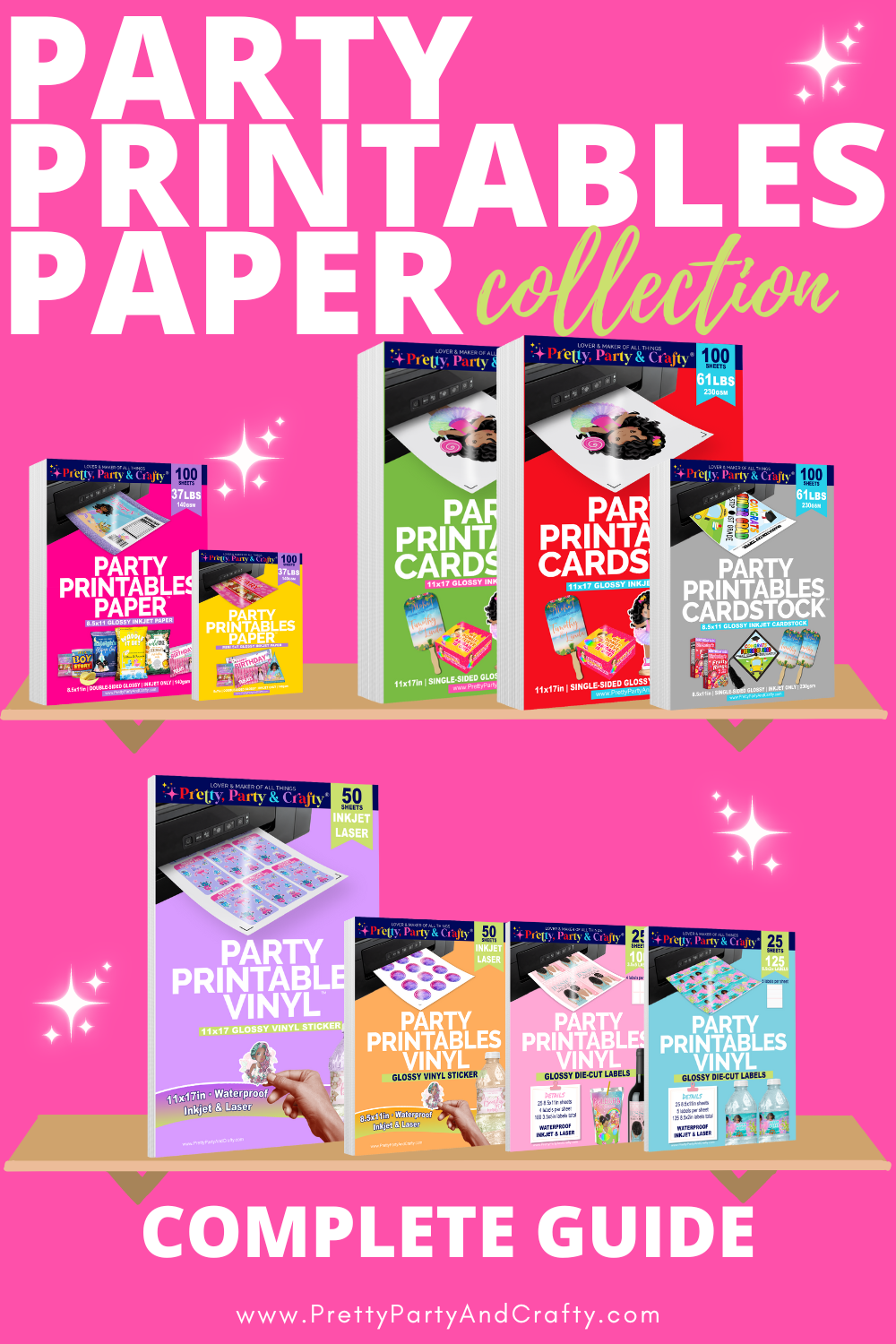 Party Printables Paper Paper Guide For DIY Ideas Pretty Party Crafty