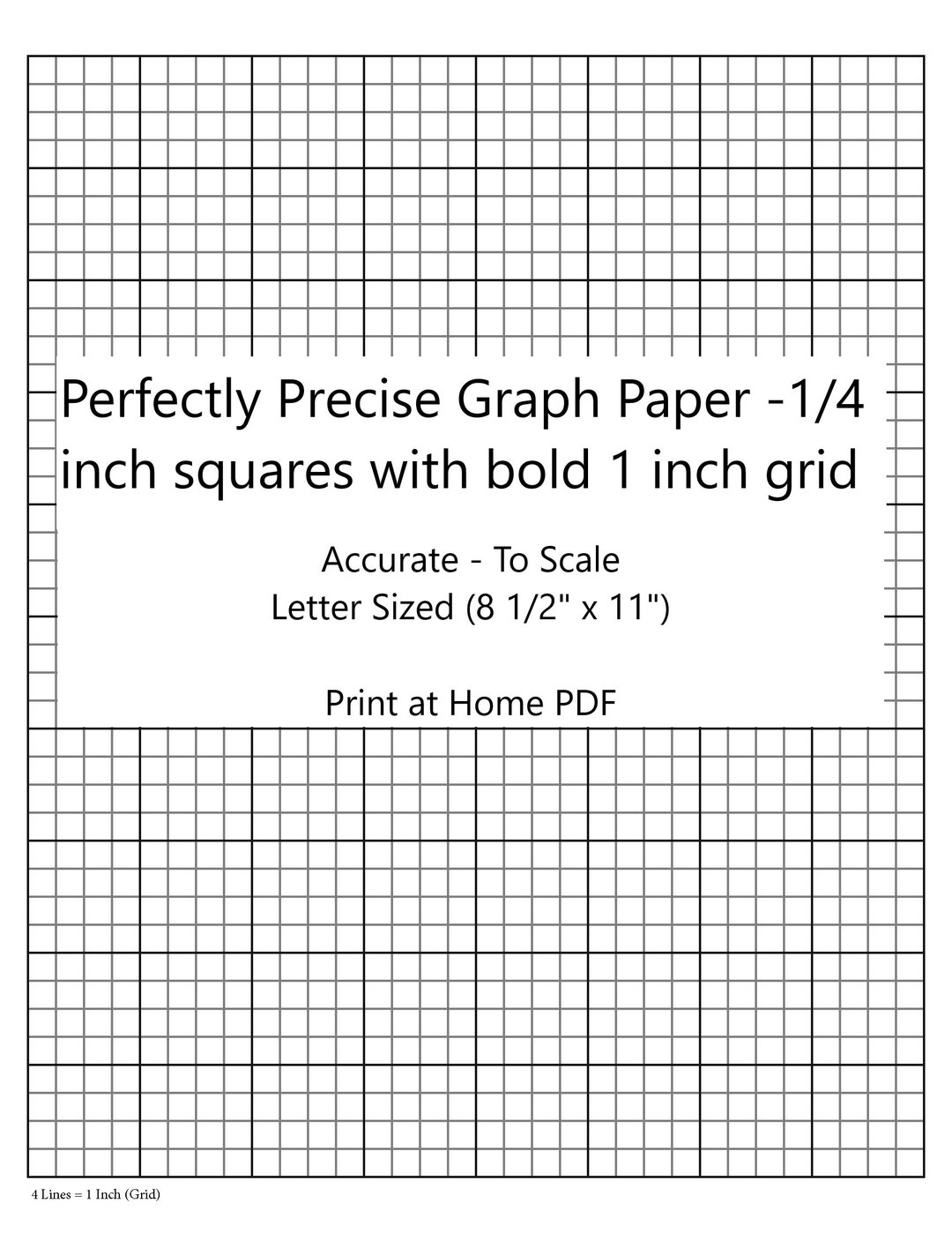 1/2 Inch Graph Paper Printable Pdf