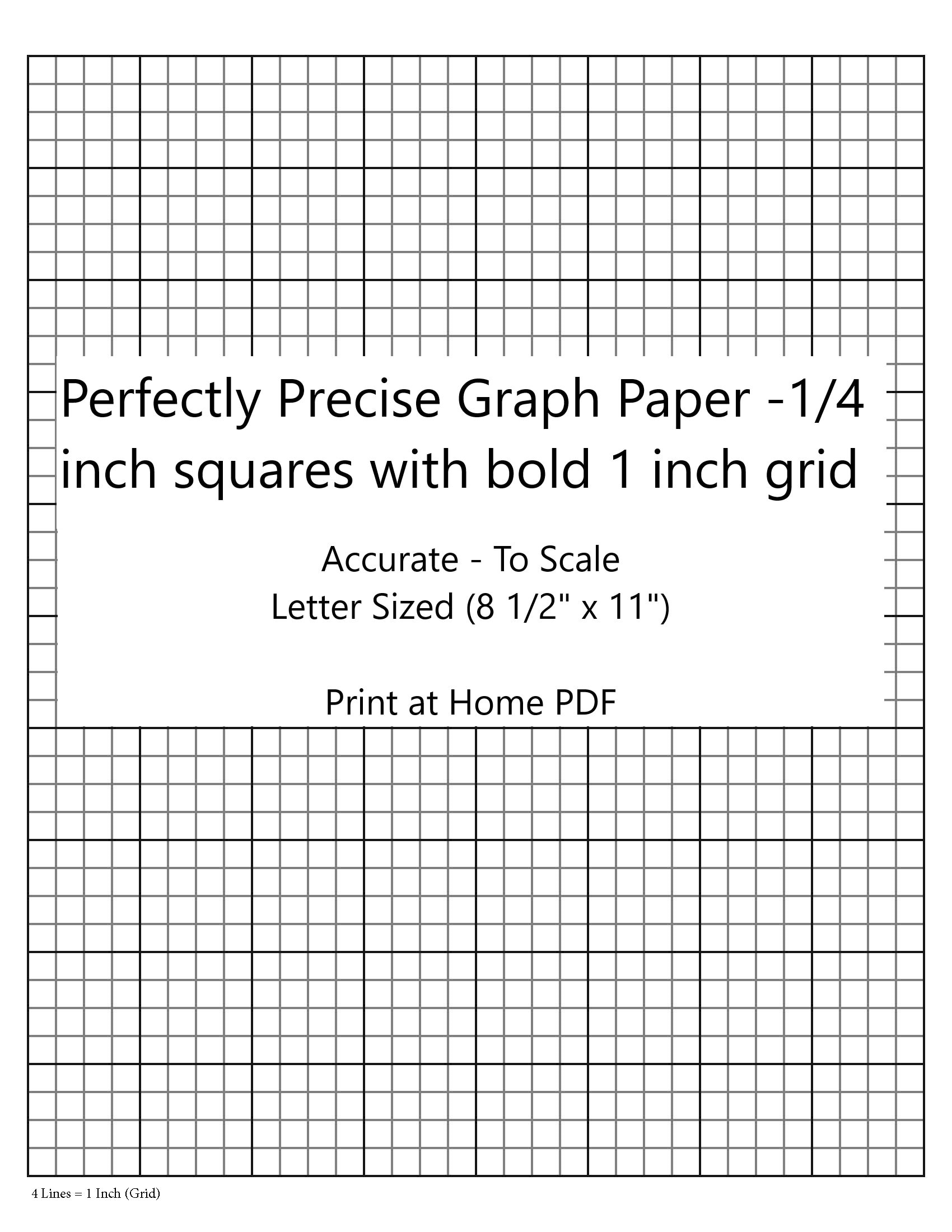 1 2 Inch Graph Paper Printable Free