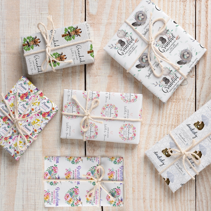 Personalised Custom Wrapping Paper Gift Wrap
