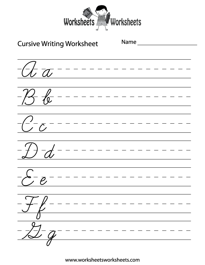 Handwriting Practice Paper Free Printable