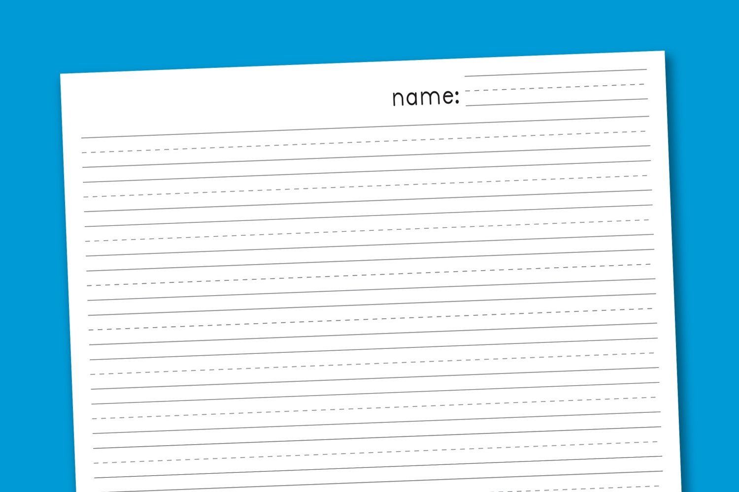 Writing Printable Paper