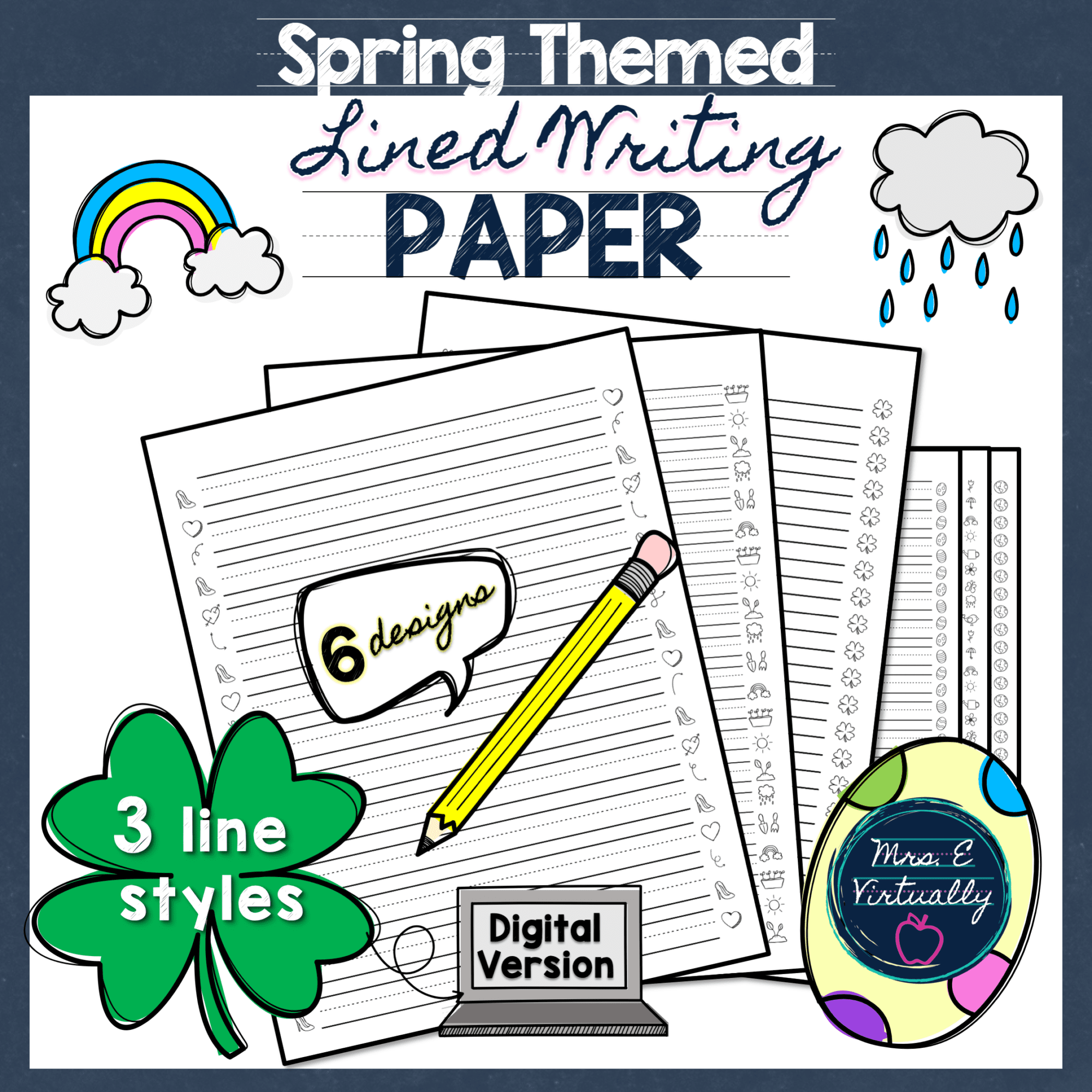 3 Lined Paper Printable