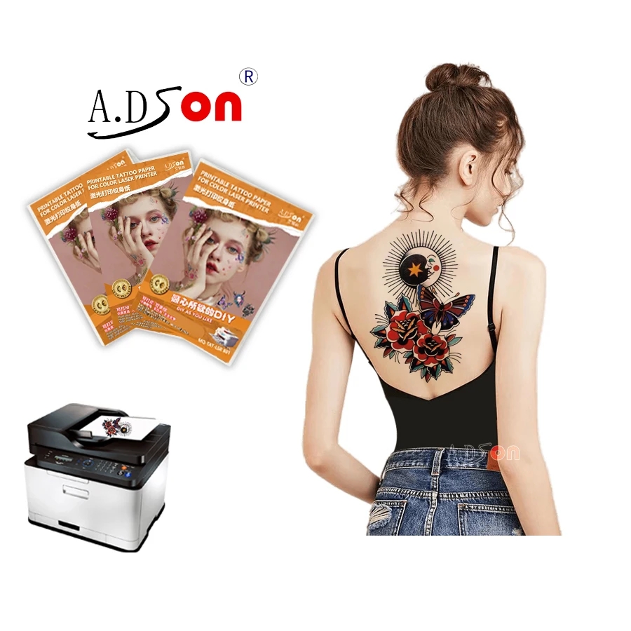 Print Your Own Temporary Tattoos Inkjet Laser A4 Papers