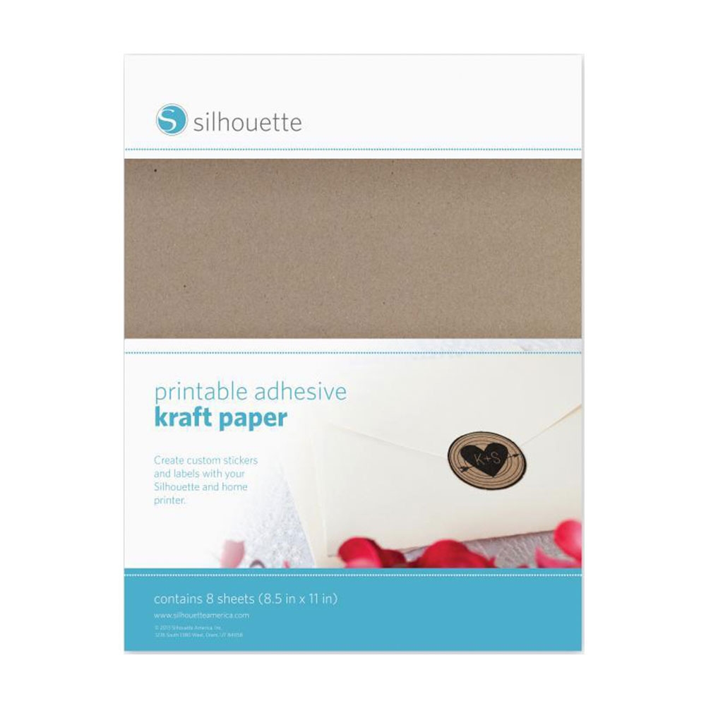Printable Adhesive Kraft Paper Unicolor Papers Hobbyplotter de Onlineshop