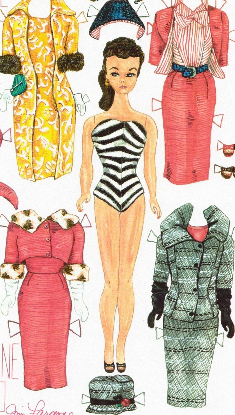 Printable Barbie Paper Dolls