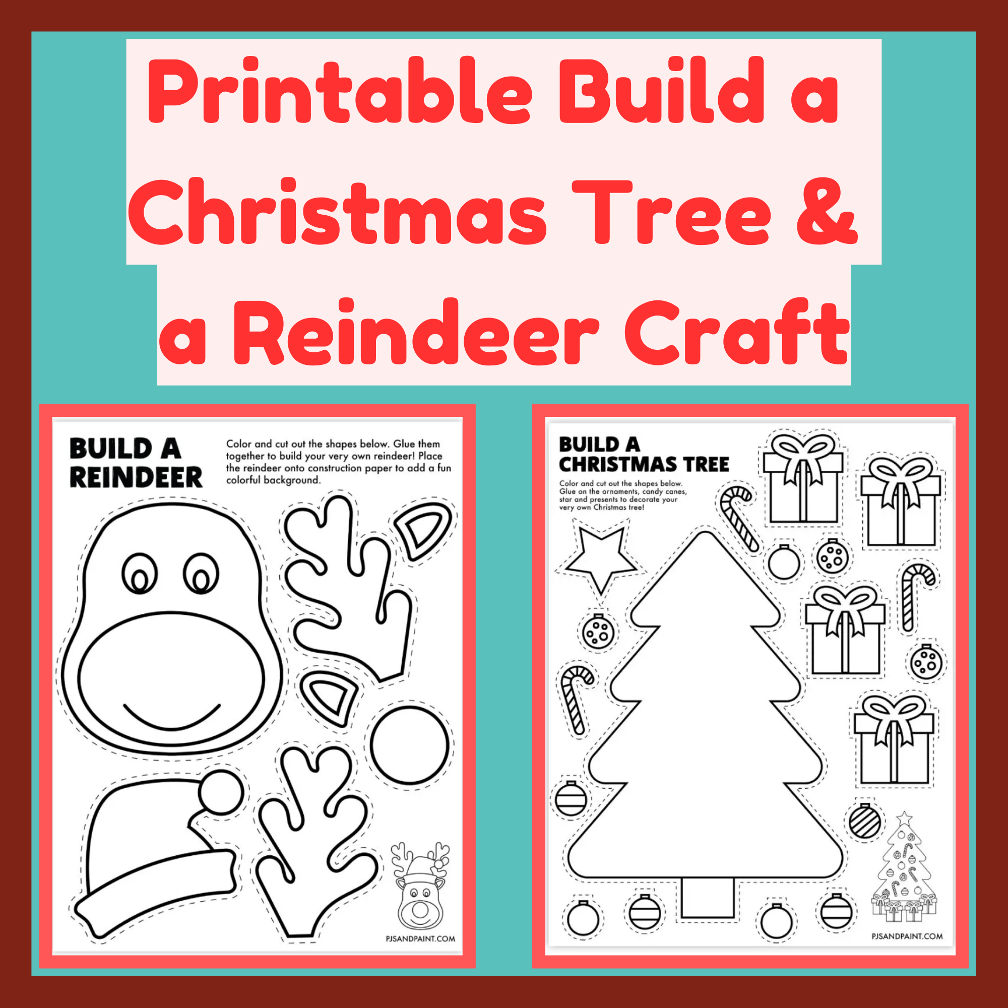Cut Out Christmas Paper Crafts Printable
