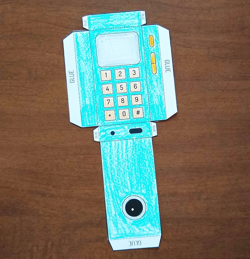 Printable Cell Phone Papercraft For Kids Create In The Chaos