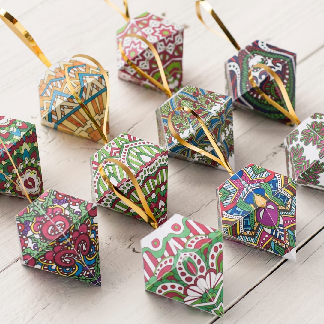 Printable Christmas Ornaments Sarah Renae Clark Coloring Book Artist And Designer