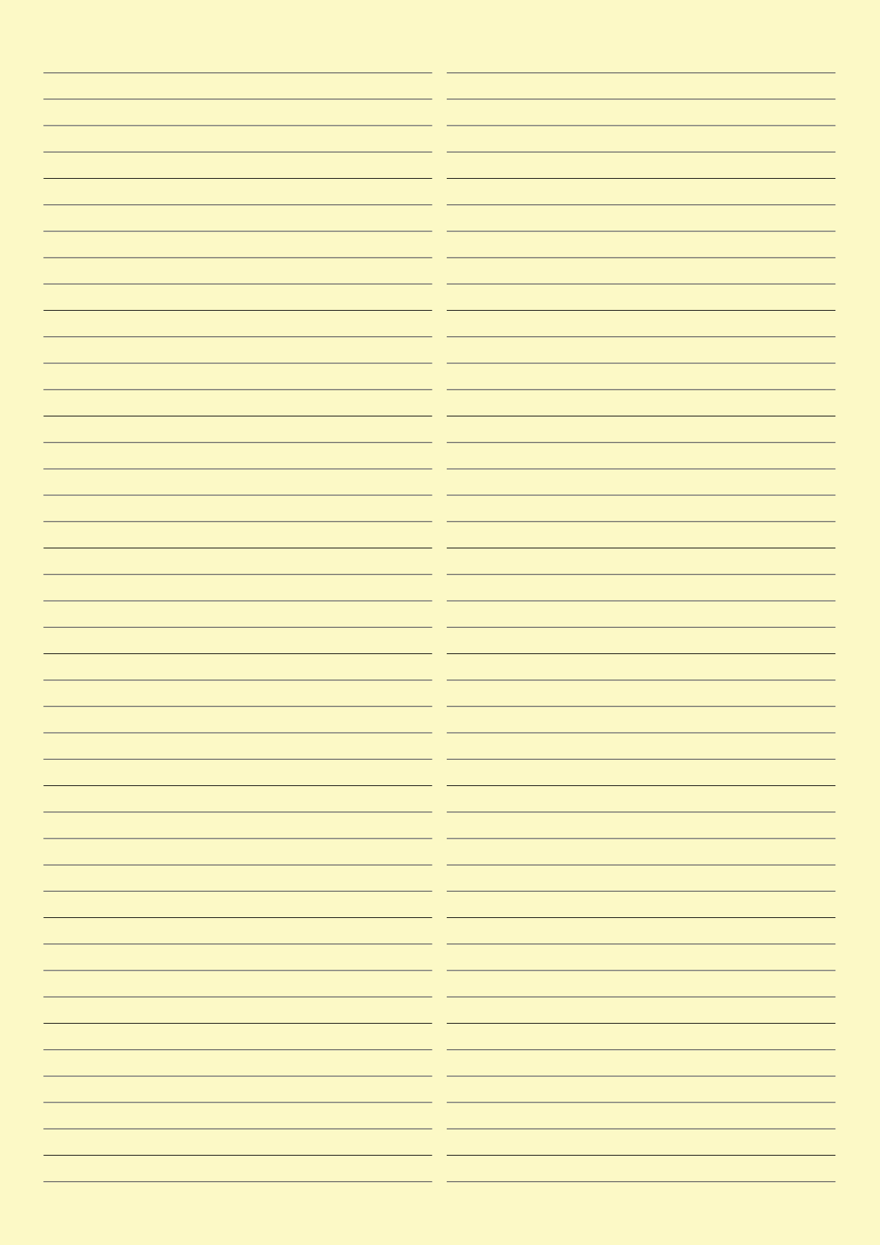 Printable Lined Paper 36 Template Styles World Of Printables