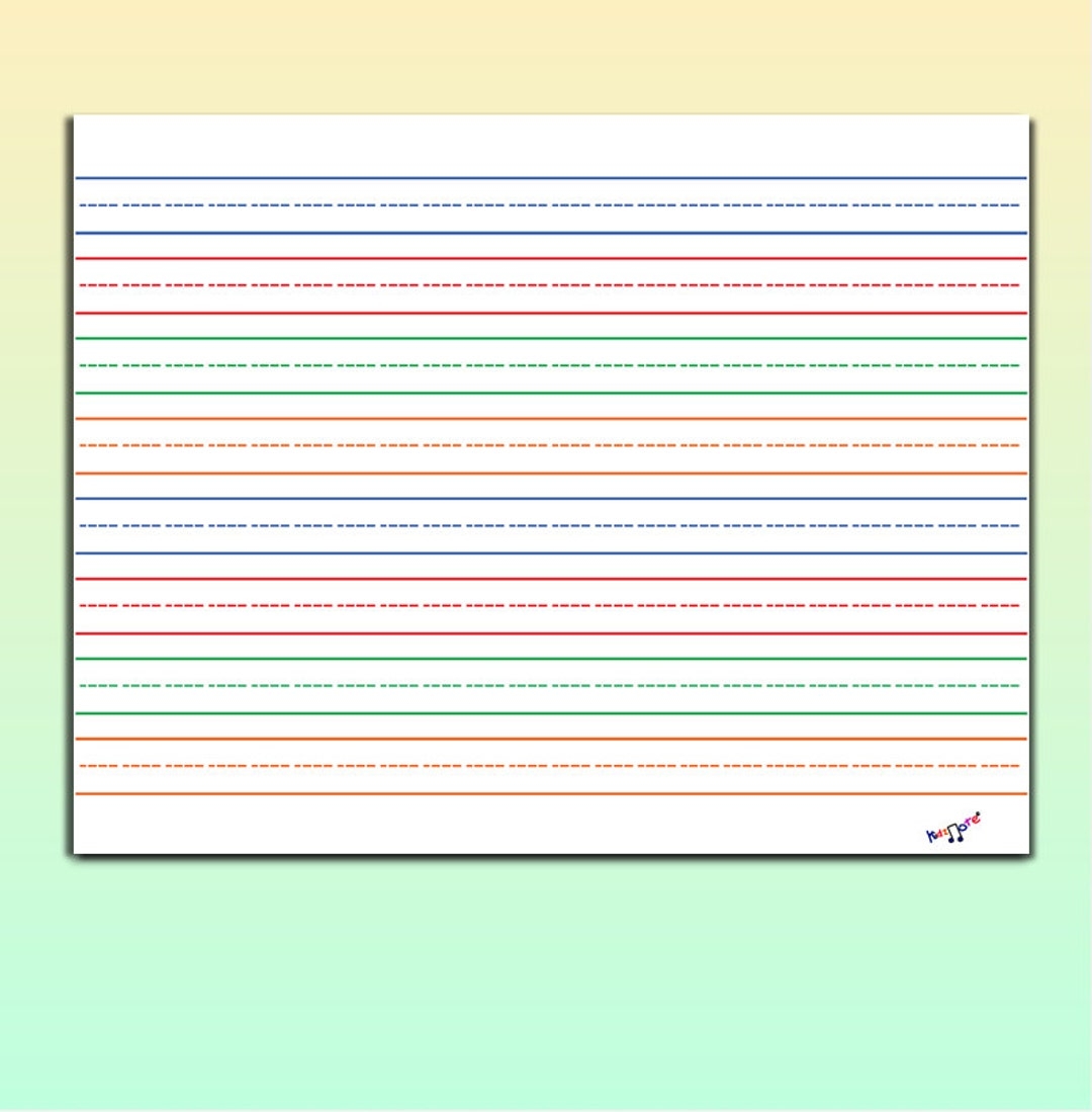 Printable Lined Paper Large Lined Paper 3 Lined Paper School Lined Paper Etsy Denmark