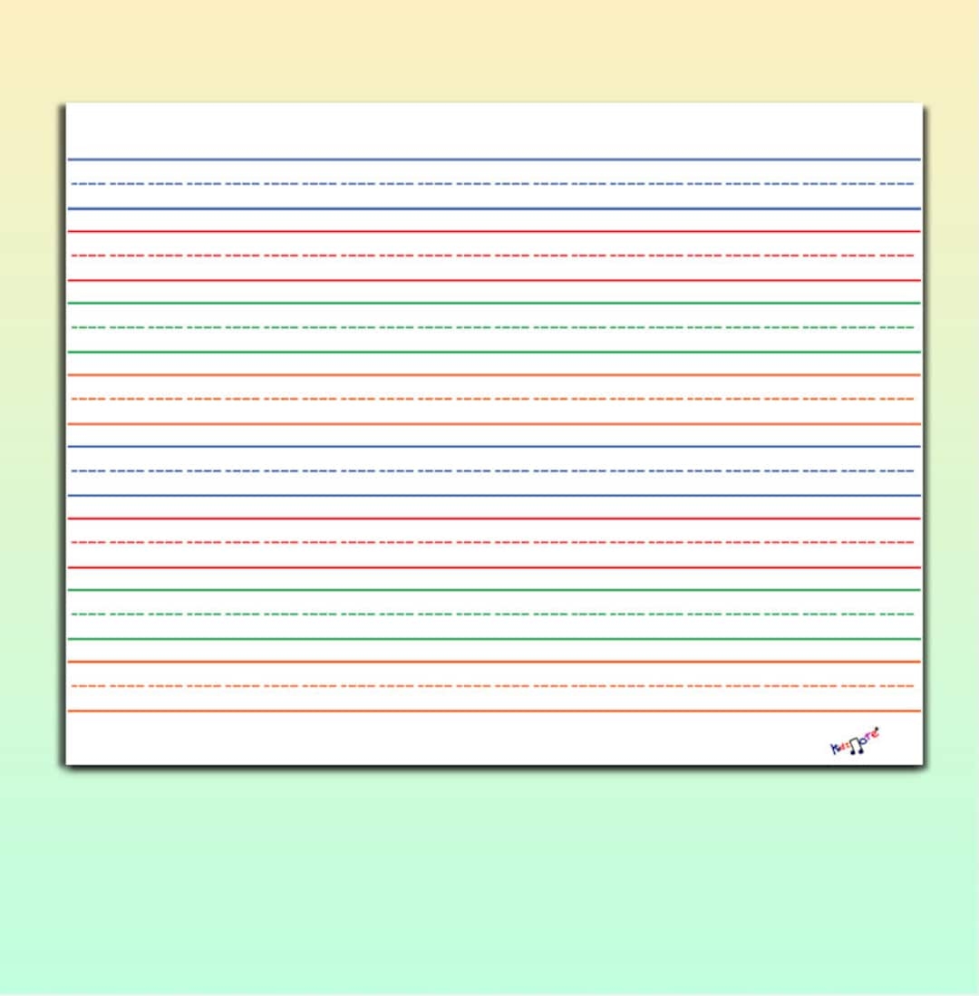 Printable Lined Paper Large Lined Paper 3 Lined Paper School Lined Paper Etsy UK