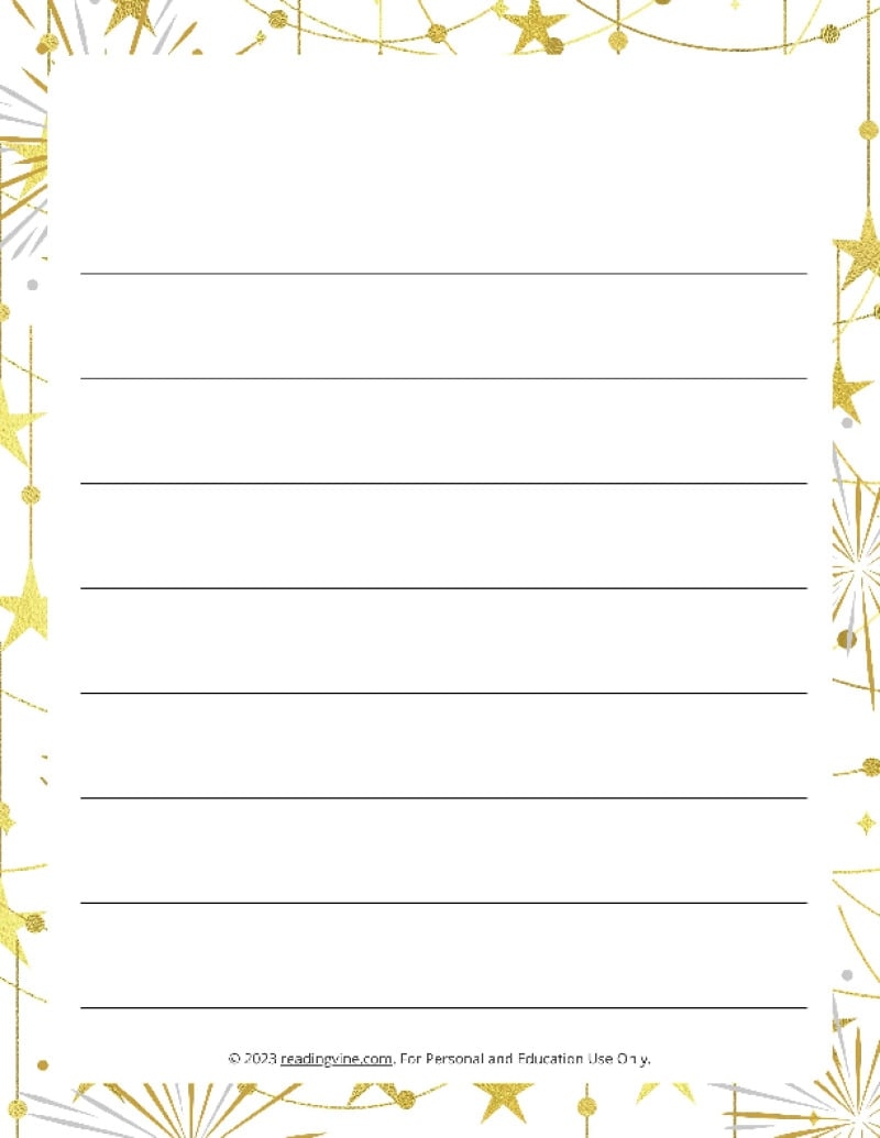 Printable Lined Paper Over 100 Writing Paper Designs