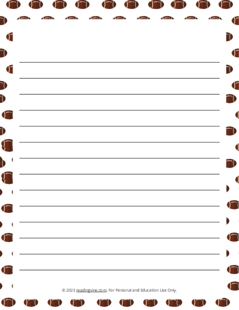 Printable Lined Paper Over 100 Writing Paper Designs