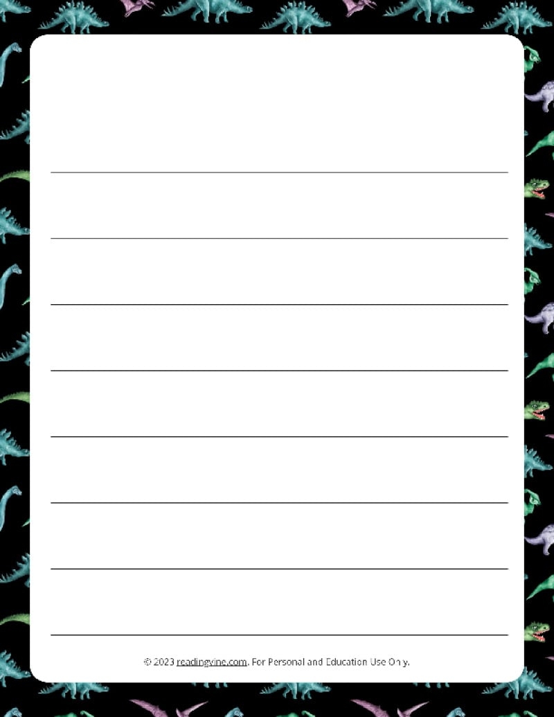 Printable Lined Paper Over 100 Writing Paper Designs Worksheets Library