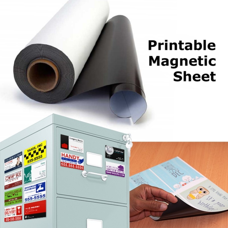 Printable Receptive ADHESIVE Magnetic Sheet NS ST50 PSA 121signs