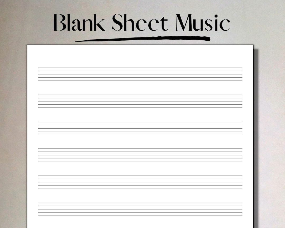 Music Paper Printable