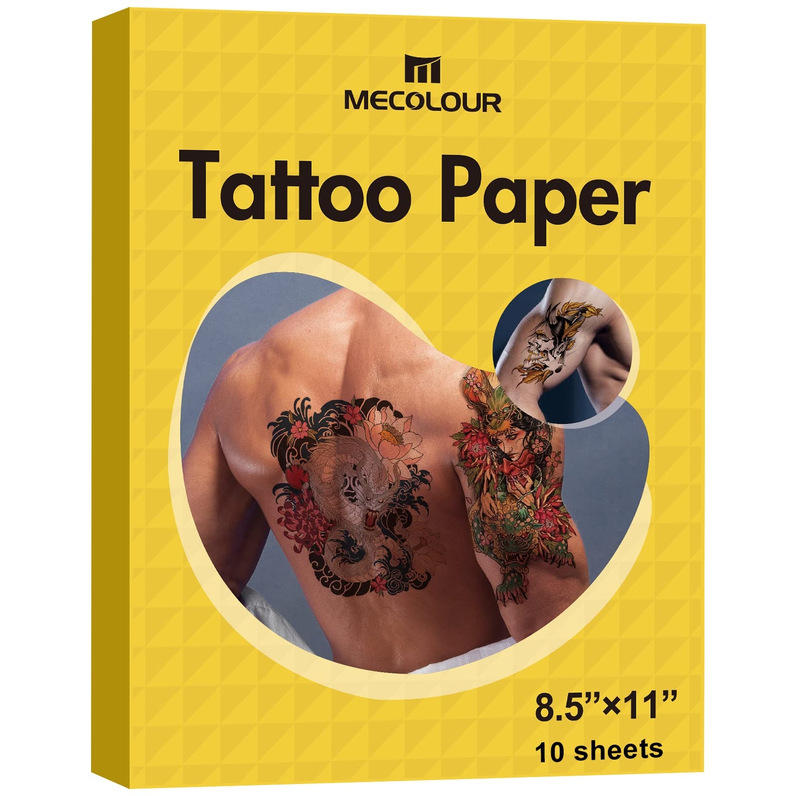 Printable Temporary Tattoo Paper For Inkjet Printer 8 5X11 10 Sheets DIY Personalized Image Transfer For Skin