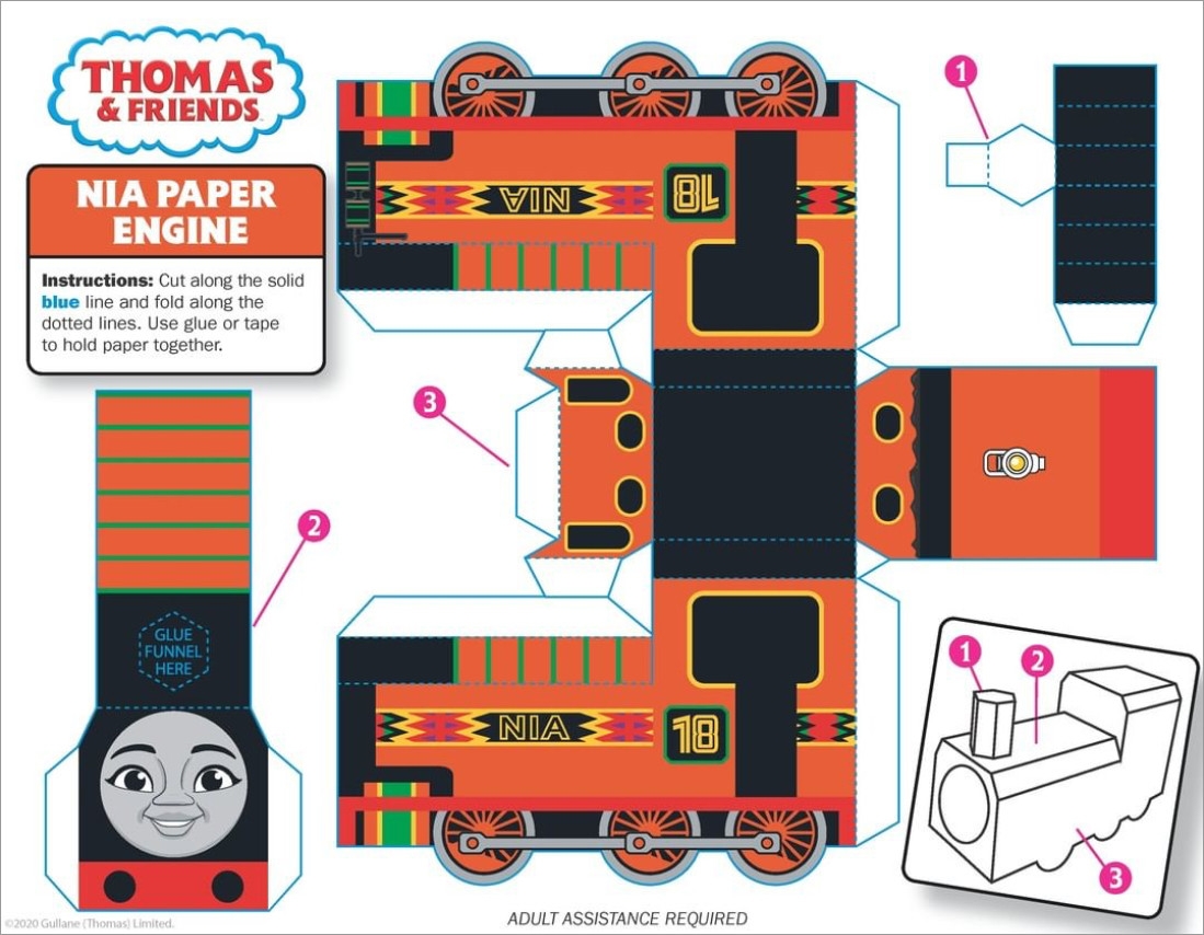 Printable Train Papercraft Printable Papercrafts Printable Papercrafts
