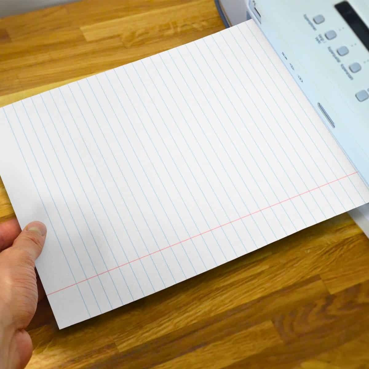 Printable Wide Ruled Paper FREE PDF Printables For Life
