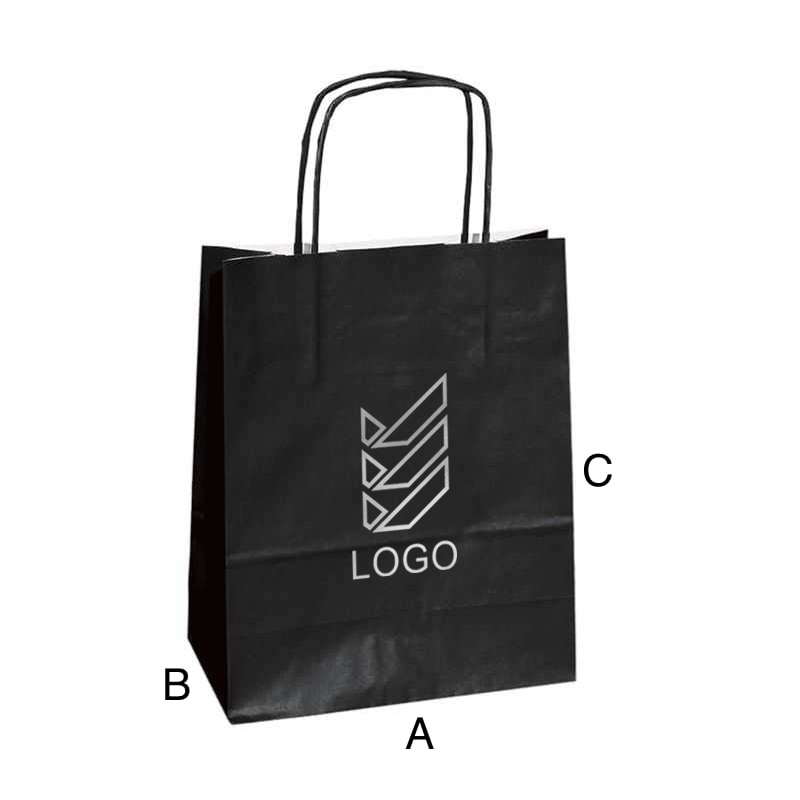 Printed Paper Bags Flexo Printing 1 colour Predefined Area On Both Sides Ideas In Boxes