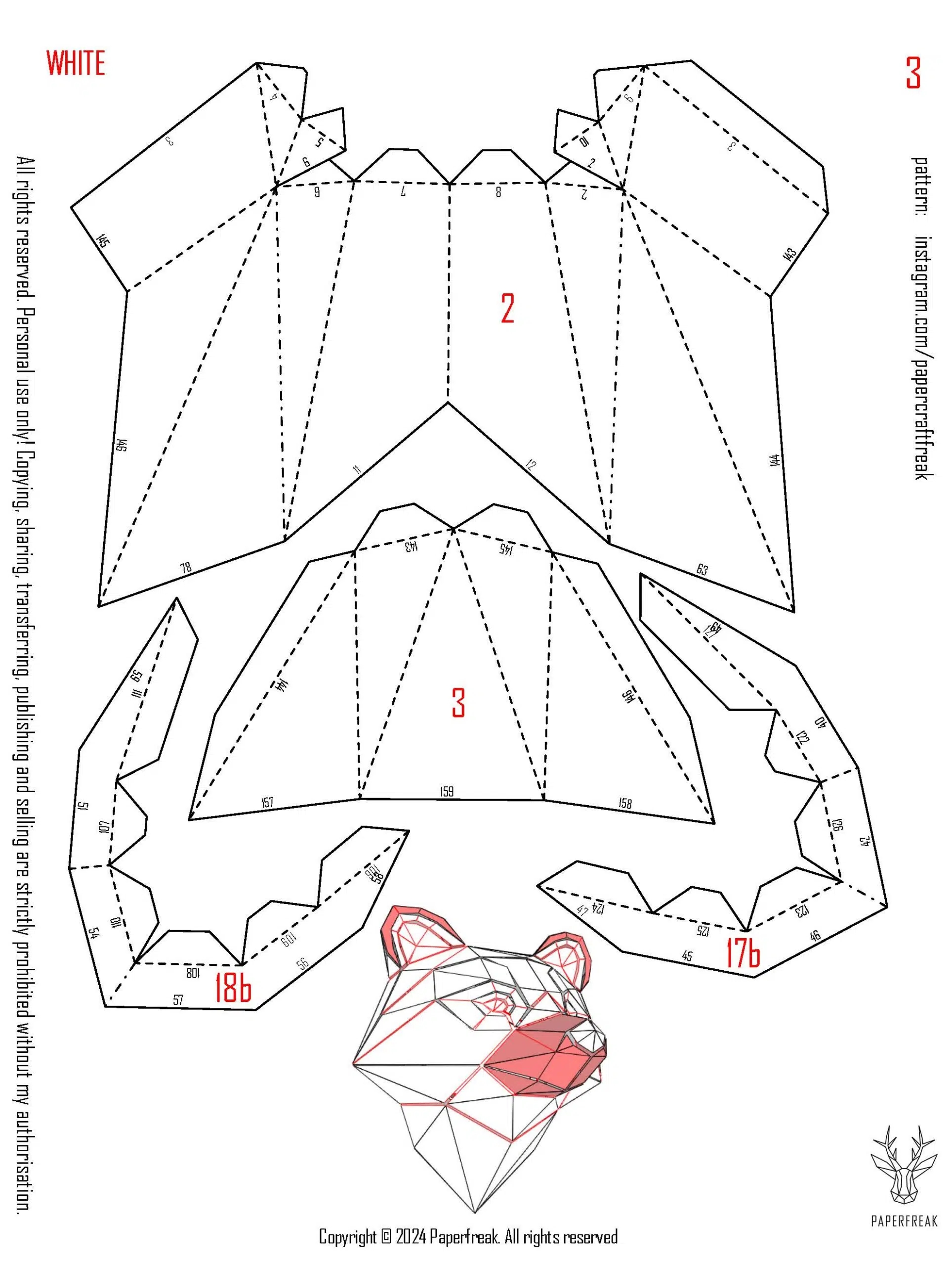 3d Paper Mask Template Free Printable
