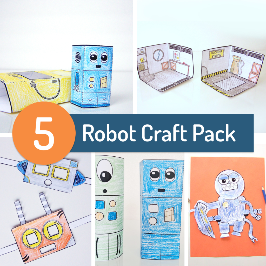 Round Robot Papercraft Create In The Chaos