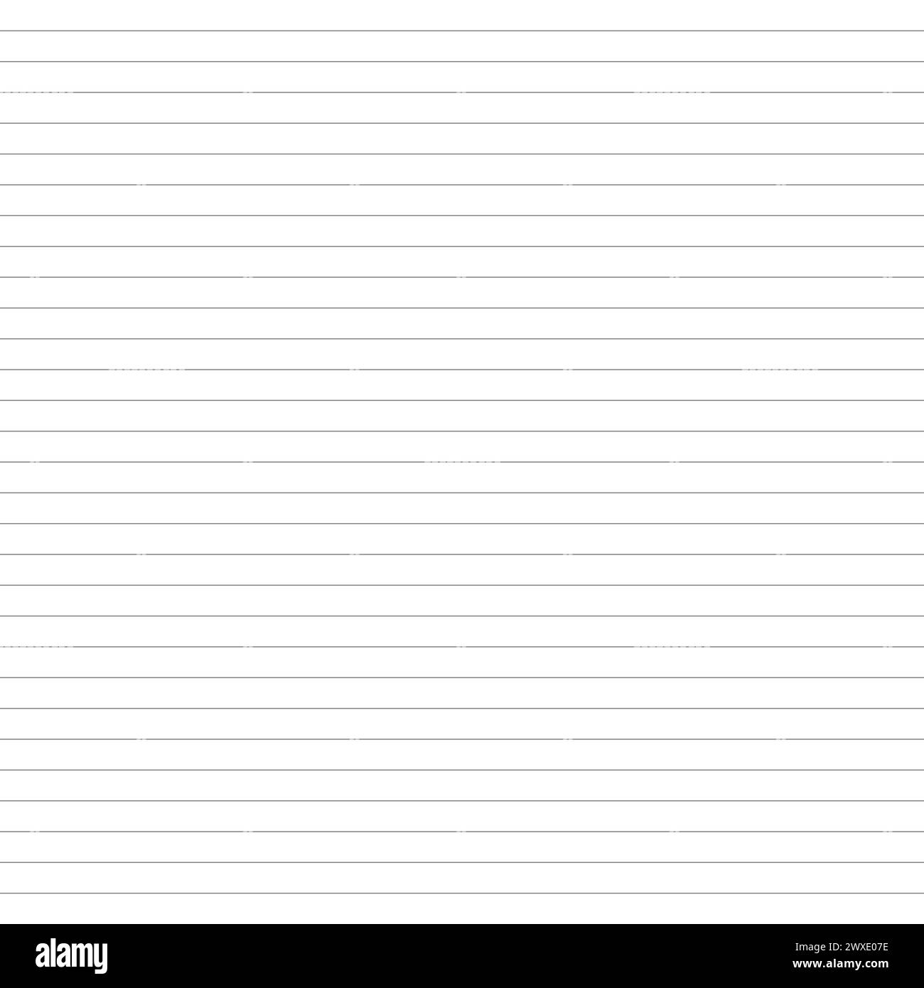 Ruled Paper Note Stock Vector Images Alamy