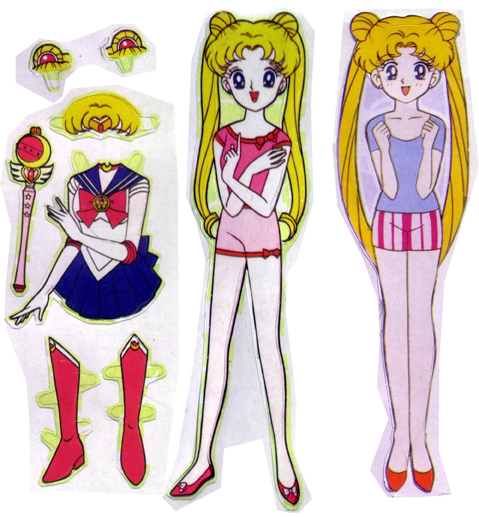Sailor Moon Paper Dolls