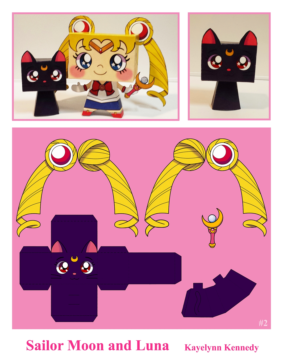 Sailor Moon Paper Project Behance
