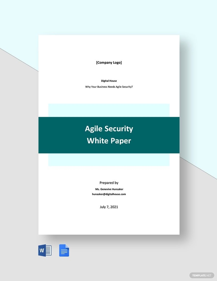 Sample Security White Paper Template In Word Google Docs Download Template