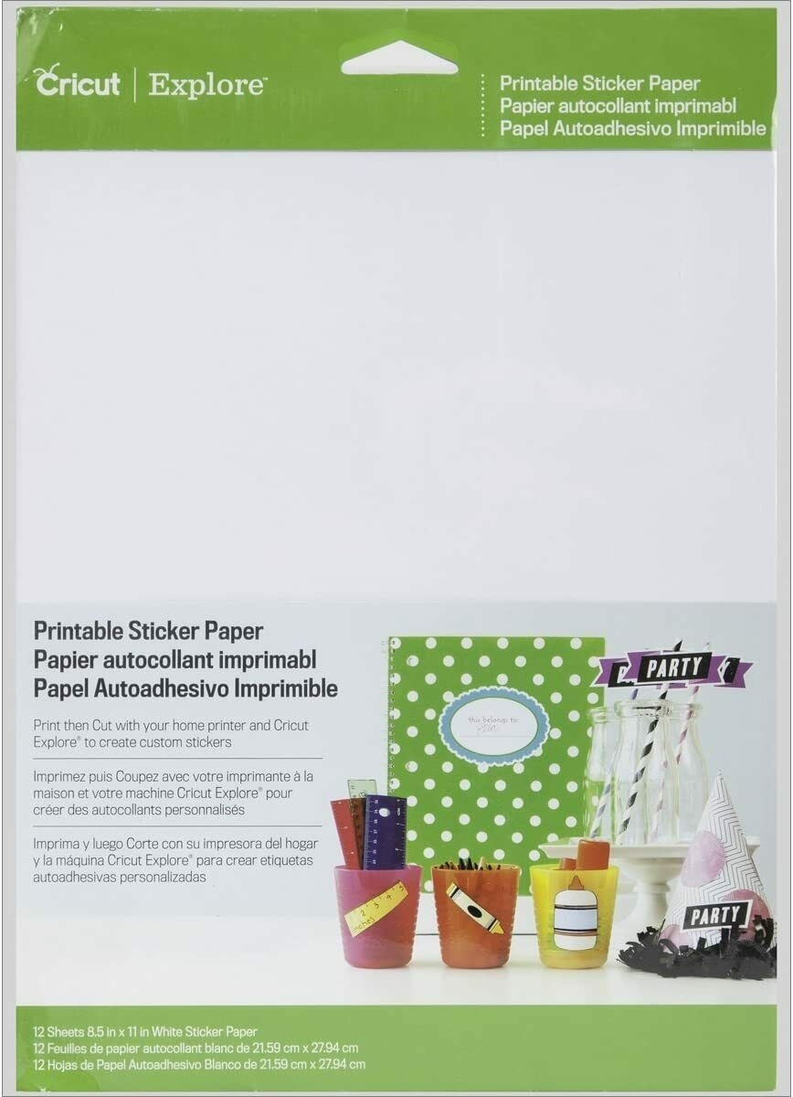 Schoenes fuer jeden de Cricut Printable Sticker Paper