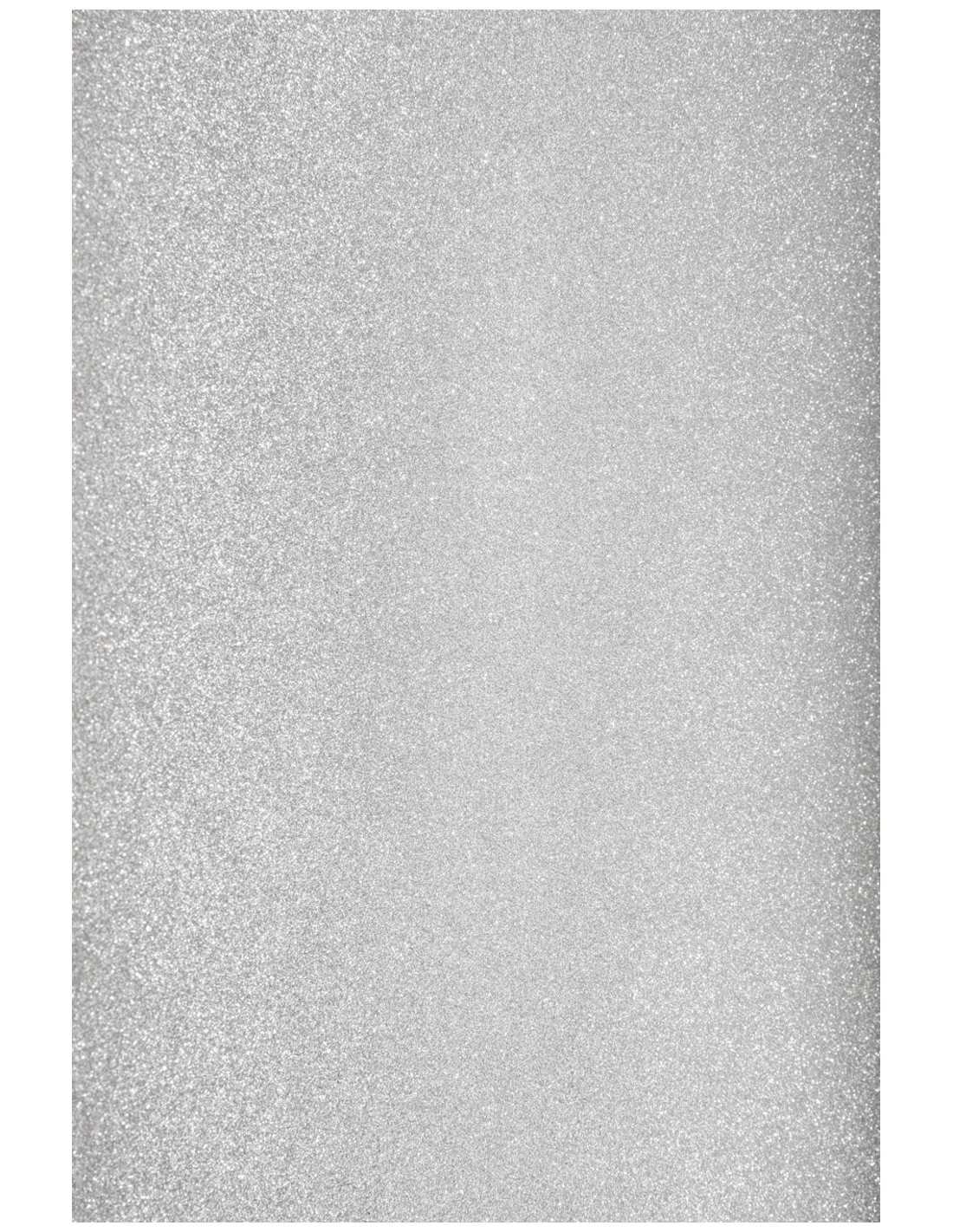Self adhesive Glitter Paper Silver 150g Pack Of 10 A4