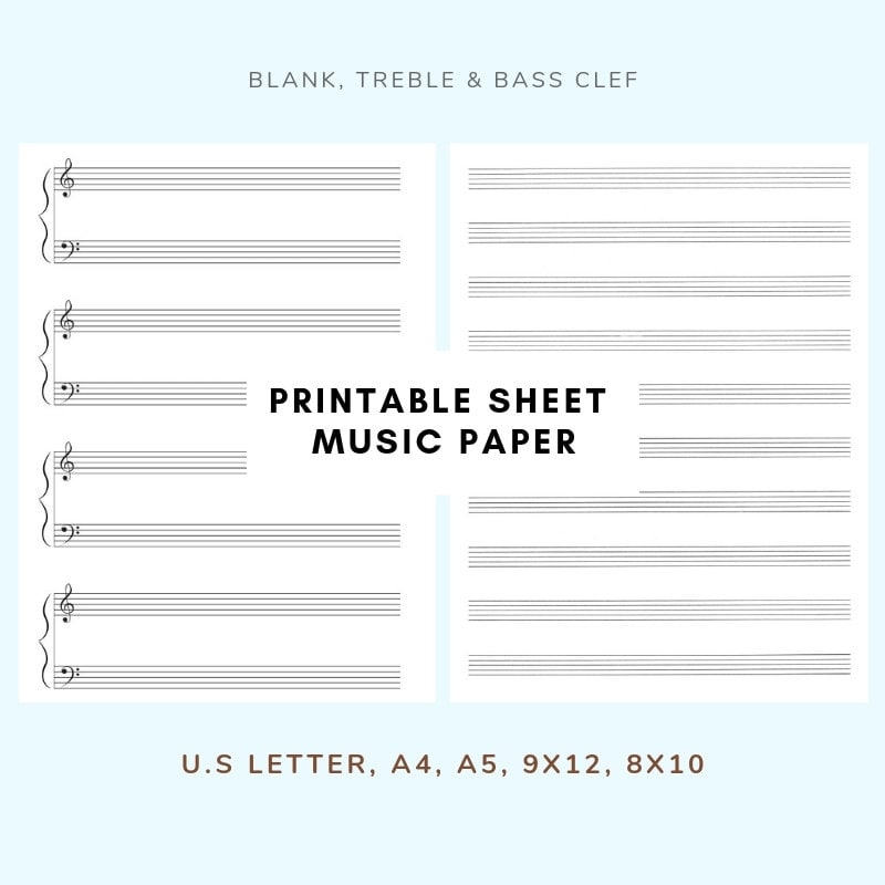 Printable Manuscript Paper