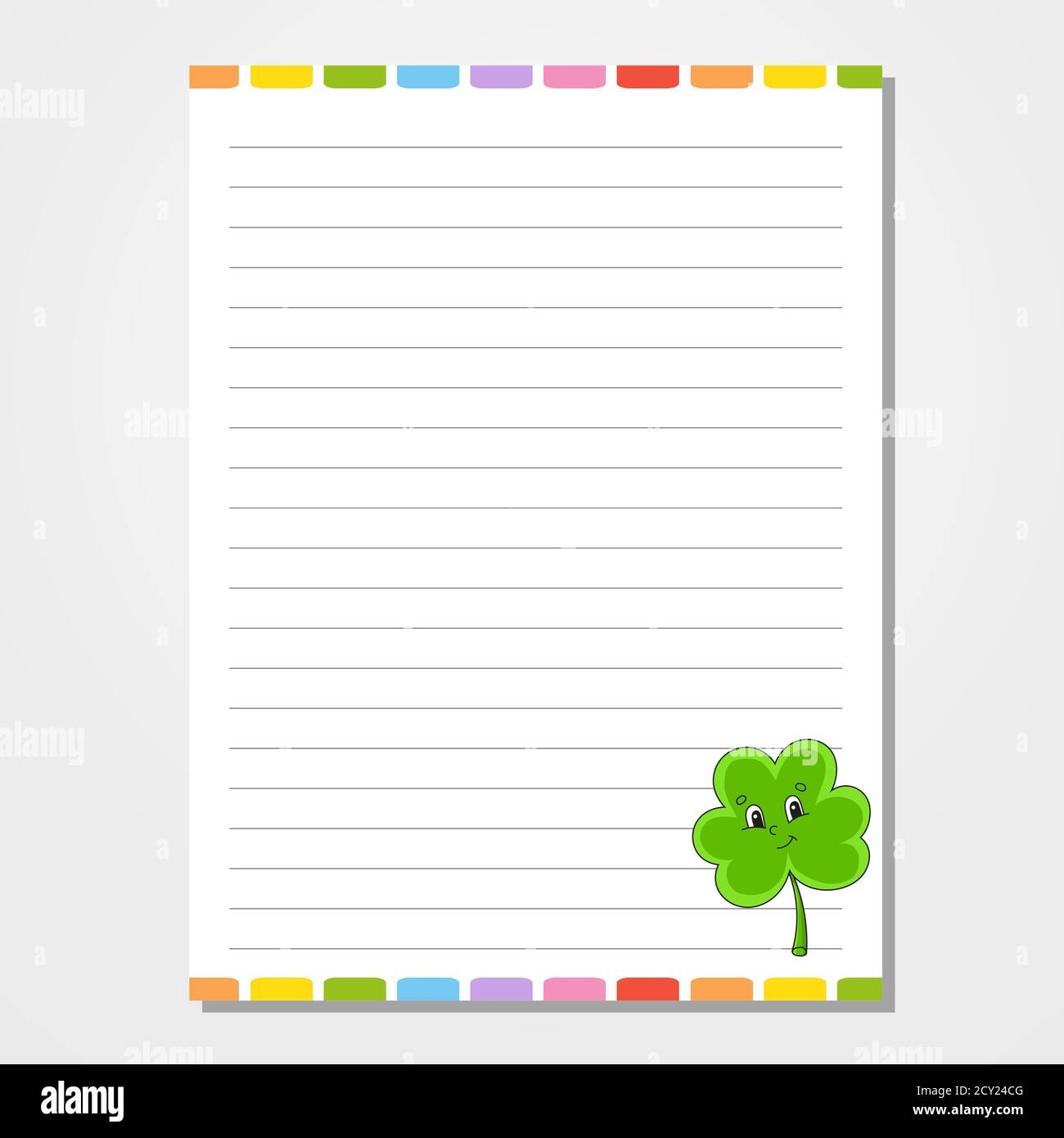 Cute Notebook Paper Printable