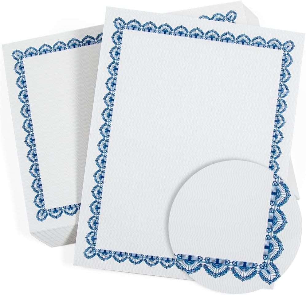 Sodaxx 50 Packs Printable Blank Certificate Paper Sri Lanka Ubuy