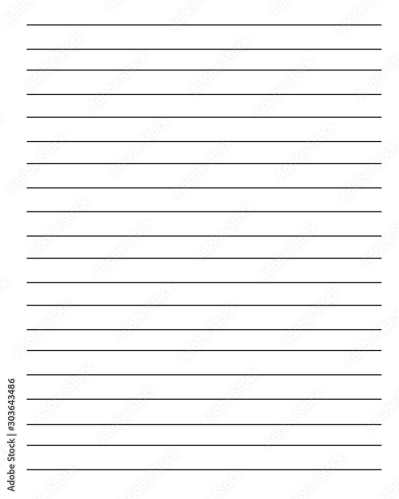 Stock Illustration blank Sheet Of Paper Paper Line Design Background For Printable Paper Design Paper Notebook For Writing Snail Mail School Bussines Etc Adobe Stock