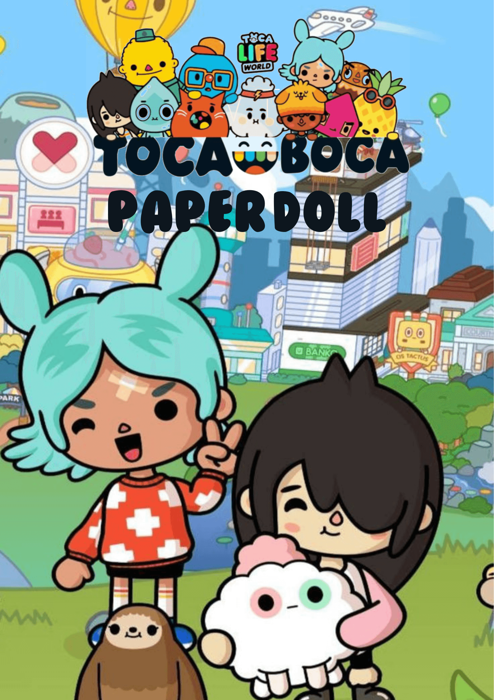 Toca Boca Paper Doll House Printable