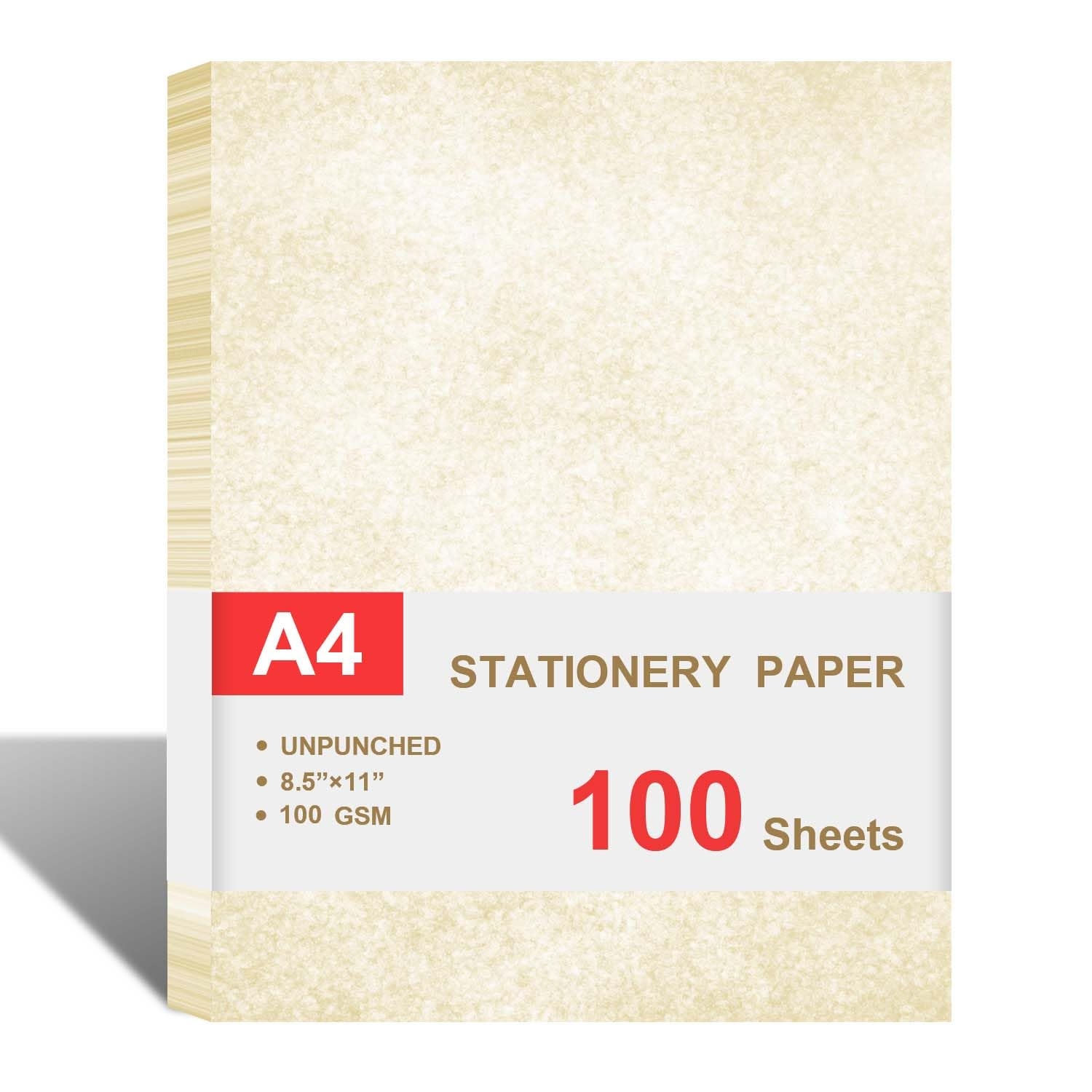 Vellum Paper For Certificates Writing Paper For Resumes Diplomas Letter Size Certificate Paper 100 Sheets Double Sided Diploma Paper 100 GSM 8 5 X 11 Inch Parchment Paper For Printing Amazon de Stationery Office Supplies