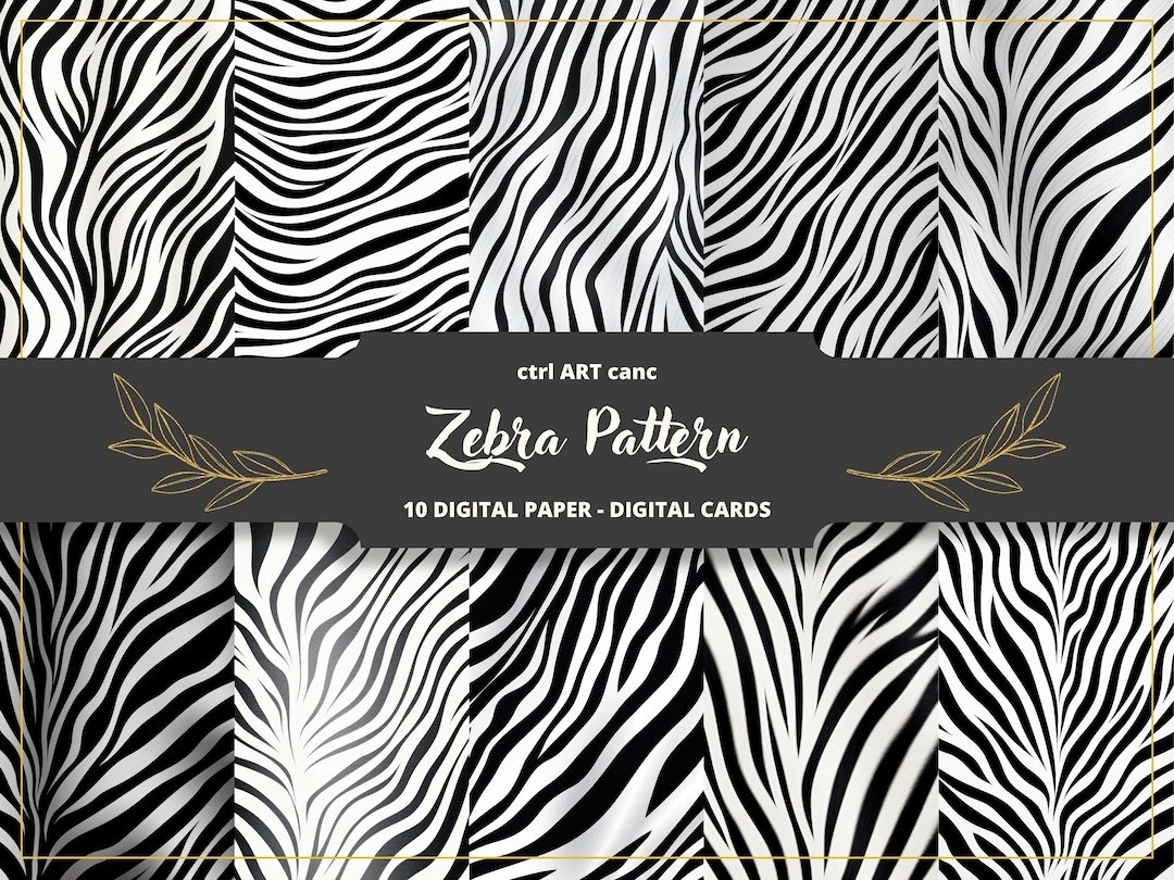 Zebra Muster Digitalpapier Zebra Drucke Zebra Dekorationen Zebra Hintergrund Zebra Papier Animalier Journaling Papier Hintergrundpapier Etsy de